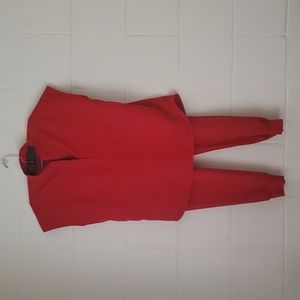 Figs Technical Collection Scrubs Set Red XXS